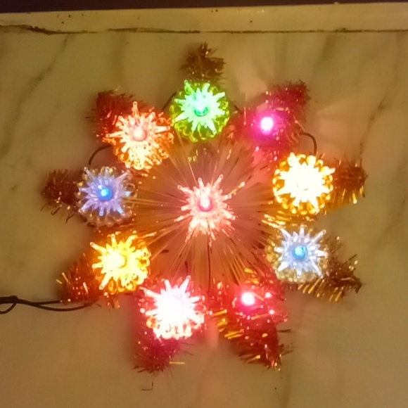 Festive Starburst Holiday Light Decor - Multicolor - Picture 1 of 2
